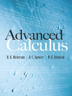 cover image of Advanced Calculus